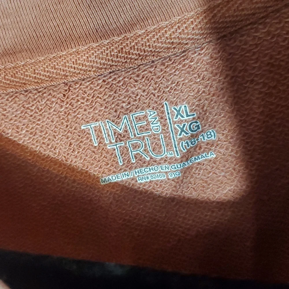 Time and Tru Rust Faded Sweater XL 16 18 - Picture 2 of 5